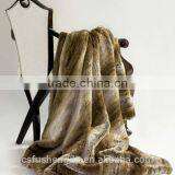 2017 Wholesale New Design Faux Fur Polyester Plush Soft Baby Blanket