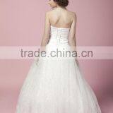 Sweetheart Mermaid Lace Mermaid Color Off-the-shoulder Wedding Dress Bridal for Bride V-neck Bridal Dress 2017 AS280 thumbnail-3