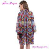 2017 Latest Printing Bohemian Chiffon Style Boho Dress Summer thumbnail-4