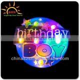 Shining Charming Blinking Light up LED Name Badge With PCB Board for Promotion