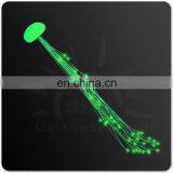 2017 New 35cm LED Flashing Braids Costume Party Butterfly Light Up Optical Fiber Braid Role Play Glow Hair Braid for Promotion