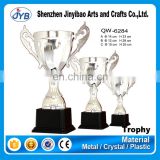 custom luxury metal fancy silver plated trophy cups