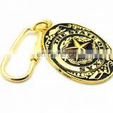 Promotion Gift STAR HEART Gold Cut Metal KEY CHAIN Key Ring thumbnail-6