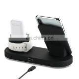 Fast Charging With Charging Dock Wireless Charger Stand for Mobile Phones and Smart Watch thumbnail-1