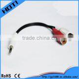 China Wholesaler 3.5mm to 2 Rca Plug Stereo Audio Cable thumbnail-1