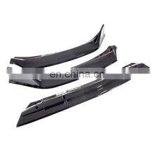 For 2018 Vios Yaris Front Bumper Front Lip Tail Trunk Rear Wing Spoiler Lip Rear Diffuser 3PCS thumbnail-2