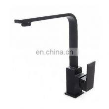 QL-SS002 Modern Single Lever Black Painting Stainless Steel Kitchen Mixer Faucet thumbnail-1