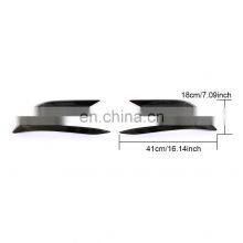 Carbon Fibre Front Bumper Fins Canards for Maserati Ghibli 2018 thumbnail-5