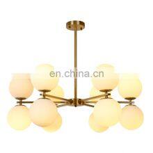 Moonshadow bedside modern lamp accessories industrial glass ball chandelier