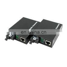 Ethernet 4 Port RJ45 Single Fiber 10/100/1000M Fiber Industrial Media Converter SFP thumbnail-5