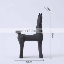 Small Simple Abstract Art Minimalist Room Table Animal Sculpture thumbnail-5