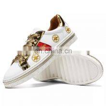 Wholesale Men and Women Casual Small White Sports Skateboard Shoes Bee Sports Shoes Jogging Shoes 36-44 thumbnail-2