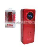 2013 IPEGA Digital Display Charger 5800mah For IPhone/Ipad/Blackberry/HTC/SamSung/LG/Motorola