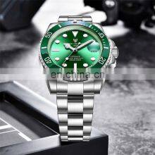 LIGE 6801 Luxury Automatic Watches Men Stainless Steel Waterproof Dive Watches Business Mechanical Watch thumbnail-5