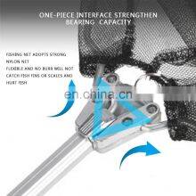 Folding Lightweight Fishing Net Extended Telescopic Rod Handle Aluminum Alloy Fish Catch Fishing Aluminum Landing Net thumbnail-4