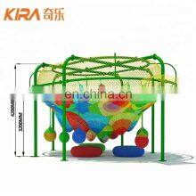 High Quality Children Indoor Playground Crocheted Climbing Rainbow Net thumbnail-4