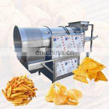 Roller Nuts Hot Air Food Roasting Flavour Equipment Rotar Blow Tumbler Drum Mix Flavor Machine thumbnail-4