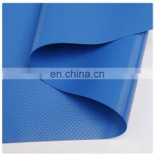 Fire Retardant Blue 100% Polyester Flame Retardant 18oz Matte Pvc Coated Wax Canvas Tarpaulin in Roll thumbnail-2