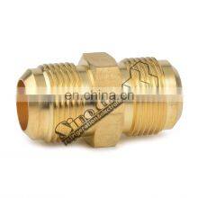 HVAC Air Conditionerhalf Union Half Flare With Nut Fitting A/c Refrigeration Brass Fittings thumbnail-1