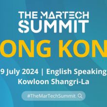 Launching | The MarTech Summit Hong Kong, taking place on 9 July 2024