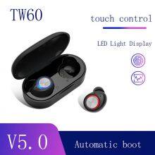 Free Shipping Hot Products 2021 TW60 Earphones Bluetoot Wireless 5.0 Stereo Sports TWS Waterproof Bluetoot Headphone thumbnail-3