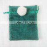 Fringed Organza Transparent Gift Drawstring Bags for Party/Christmas Packing Jewelry/candy/wine of the Bottle/gift thumbnail-3