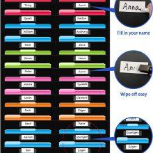 24 Pocket Storage Chart With Nametag Pockets, Hanging Wall File Organizer for Classroom and Office, Black thumbnail-4