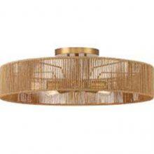 Art Deco Hotel Ceiling Light Semi Flush Mount Ceiling Light​ thumbnail-2