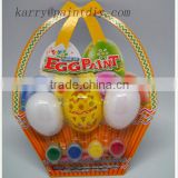 four color egg paint set(three eggs)