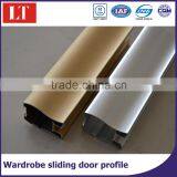 wardrobe glass sliding door make of aluminium material