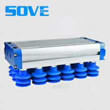 SOVE Integrated Vacuum Suction Cup 130*271~1100-X-D40 Silicone Suction Cup Pneumatic Accessory for Logistics Warehousing Packaging Palletizing thumbnail-1