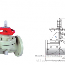 Pph Flanged Diaphragm Valve thumbnail-1