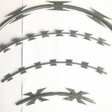 PVC PE Coated Galvanized High Strength Razor Barbed Wire for Protection Mesh/Farm Fencing thumbnail-3