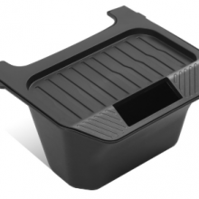 25 Model Y Juniper Rear Console Storage Box – TPE With ABS Lid thumbnail-1