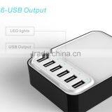 Trulyway 40W 6 Port Desktop USB Wall Charger for Smartphones thumbnail-4