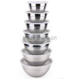 7pcs Set Stainless Steel Mixing Bowl Set With Lid thumbnail-1