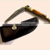 Custom Stainless Steel Lagouile Knife A62 thumbnail-1