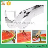 Watermelon Scoop Stainless Steel Cutter Slicy Corer Cantaloupe Slicer Server thumbnail-2