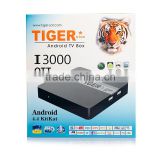 Full HD IPTV box Tiger Star I3000 OTT Android TV Box 4.4kitkat Andriod TV Box