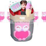 Kids Folding Laundry Hamper Canvas thumbnail-4