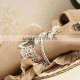 Vintage Hand Harness Lace Slave Bracelet Chain Ring thumbnail-2