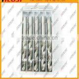 5pcs HSS Twist Drills Set
