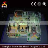 Real Estate Interior Model Apartment Model With Lighting System Display thumbnail-3