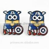 Cartoon Despicable Me Earrings Piercing Ear Stud Batman SpiderMan Iron Man thumbnail-4