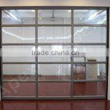 Glass Garage Door Clear Glass Tempered Glass Overhead Sectional Door Automatic Motorized thumbnail-5