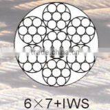 Galvanized Wire Rope 6*7 IWS