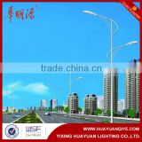 road construction octagonal lighting pole with arm