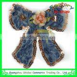 Wholesale New Style Fashion Butterfly Decorations Chiffon Flower for Garment Decoration Shoes Hair Decoration Quality Choice thumbnail-1