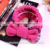 Korea Styleheadband Mircofiber Bowknot Lace Headband for Female Young Girl thumbnail-6