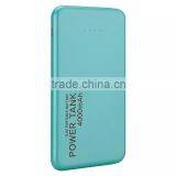 Top Quality Super Slim 4000mah Polymer Usb Charger Power Bank